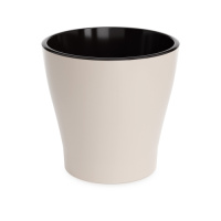 Горшок цв. "Лея" 5л двойной (бежевый) (уп.8)