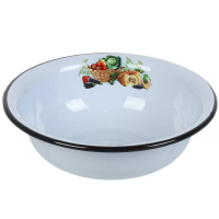 Миска 2л, серо-гол.,с рис.1с32с