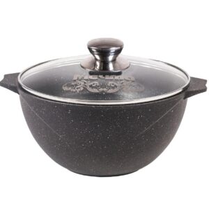 Казан для плова индукционный 4,5л АП Гранит чёрный Индукция арт.54802И