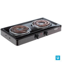 Плита эл. наст.МЕЧТА 211Т 2-х конф.ТЭН черный