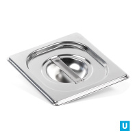 Крышка из нержавеющей стали для GN 1/6,  Luxstahl, Китай, га39 (10216170/180422/3084825/1, )