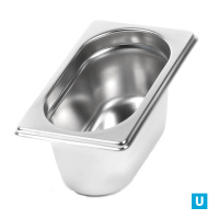 Гастроемкость из нержавеющей стали GN 1/9 176х109х100 мм, Luxstahl, Китай, га28