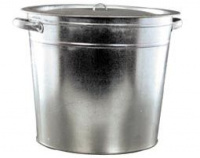 Бак оцинкованный (для белья)  с крышкой 32л г.Магнитогорск без решетки