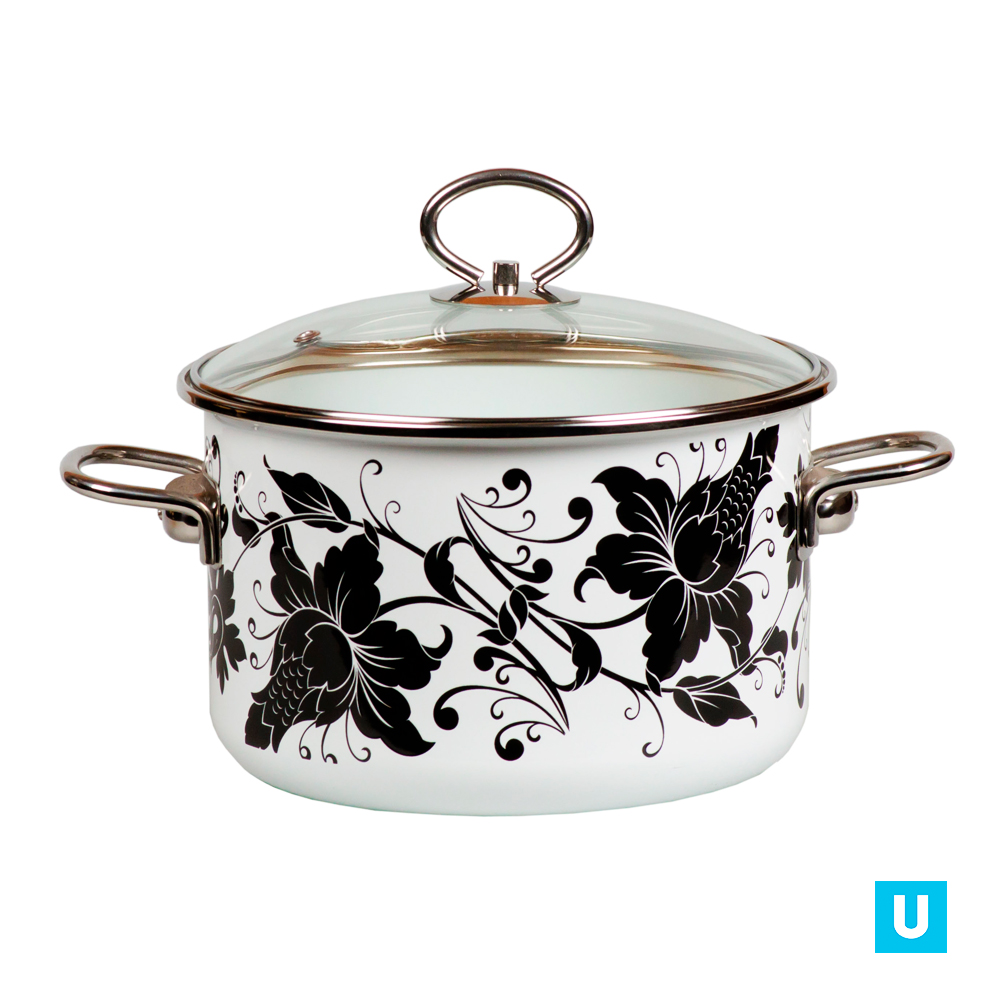 Кастрюля цил. 1,5л "Танго/Tango", белосн1SB165S