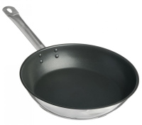 Сковорода 20см б/кр а/п [общепит] корпус 0,6мм индукц.дно трс3,5мм, покрытие xylan