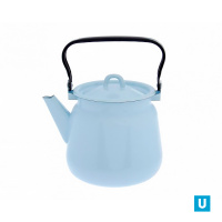 Чайник 3,5 л сфер.серо-голубой, с петлёй