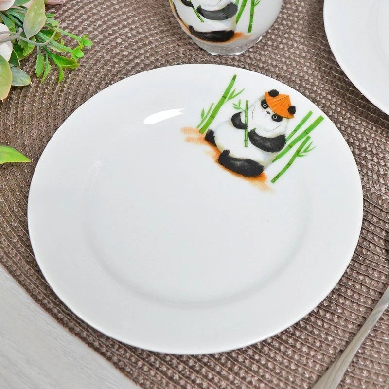 Тарелка 175 мм мелкая "Идиллия" Панда/"Умняша"(Коала)