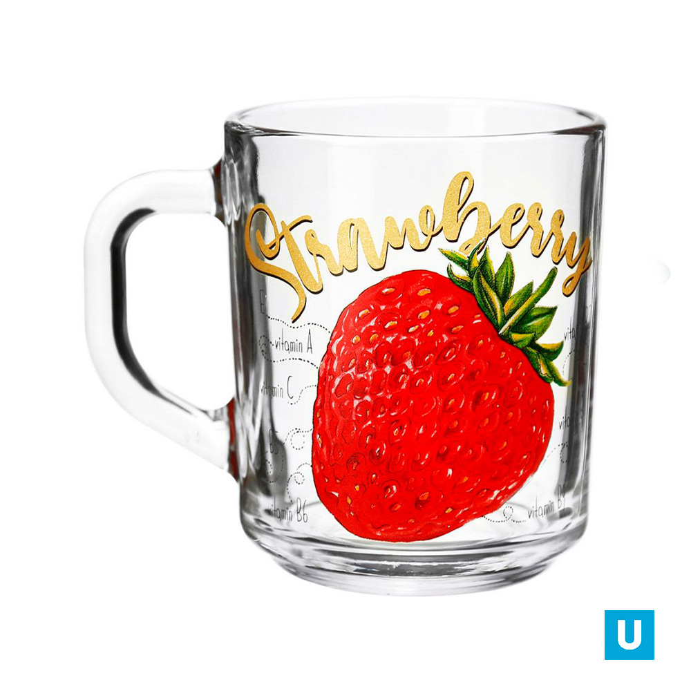 Кружка "Gren tea" 250 мл. Клубника полезная