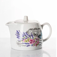 Чайник 400 см3, ф. 756 "Тренд" дек. "Прованс" Botanika tea, 