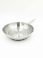 Сковорода, 22см. б/кр., Арт.NF-22-48 ,нерж., h 4,8см, Капсульное дно. Индукция. 