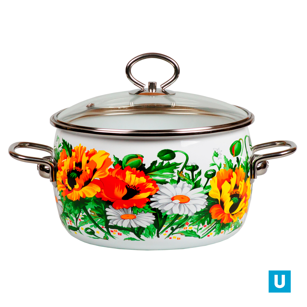 Кастрюля сф. 3л  "Floristeria", Floristeria, 1SA205S***