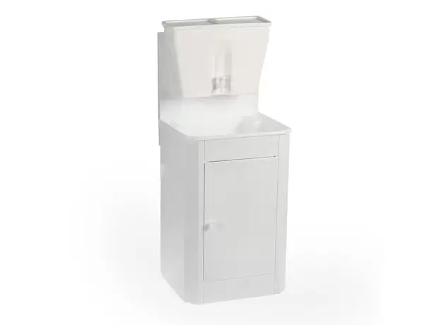 Умывальник без ЭВН пластик мойка/плас.бак белый 1500х550х450 мм