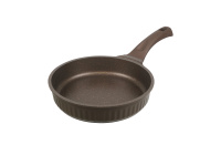 Сковорода 240мм с ручкой, АП линия "Стелла" (мокко)