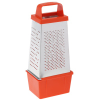 Терка универсальная  с пластмассовой ручкой и пласт/контейнером (450 мл) Размер 11х8,5х27 см