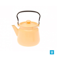  Чайник 3,5 л сфер.палевый, с пластм. кнопкой