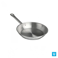 Сковорода 24см б/кр [общепит] корпус 0,6мм индукц. дно трс 3,5мм