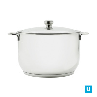 Кастрюля 8л "Традиция" 260 мм ТРС КМ