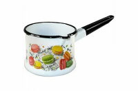 Ковш 1л. б/кр.(белая) Цветное печенье арт,90104-072/4