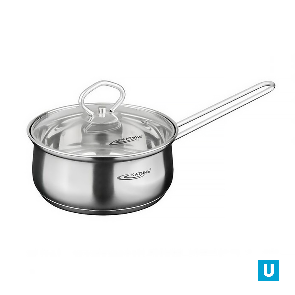 Ковш 1,6л. с крышкой  (Лира)  д=16