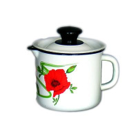 Круж.с нос.с/кр 1л (белая) с декором  40204-072/4