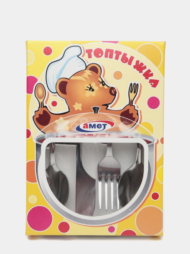 Набор 4-х предметный детский "Топтыжка" 1с31(Колобок)