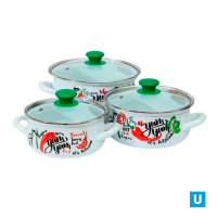 набор Чили-1-Экстра (белая), арт. (кастр сфер 1,5л,2,0л,3,0л)