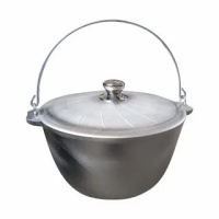 Котел походный 10 литров, литой алюминиевый с крышкой арт. 410300