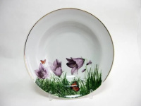 Тарелка 240 мм глубокая 500см3 "Идиллия" Степной колокольчик