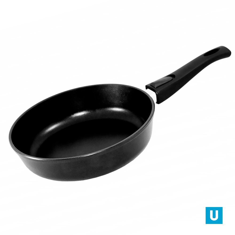 Сковорода 220/55мм Классик со съем./руч. без кр.,с2253а