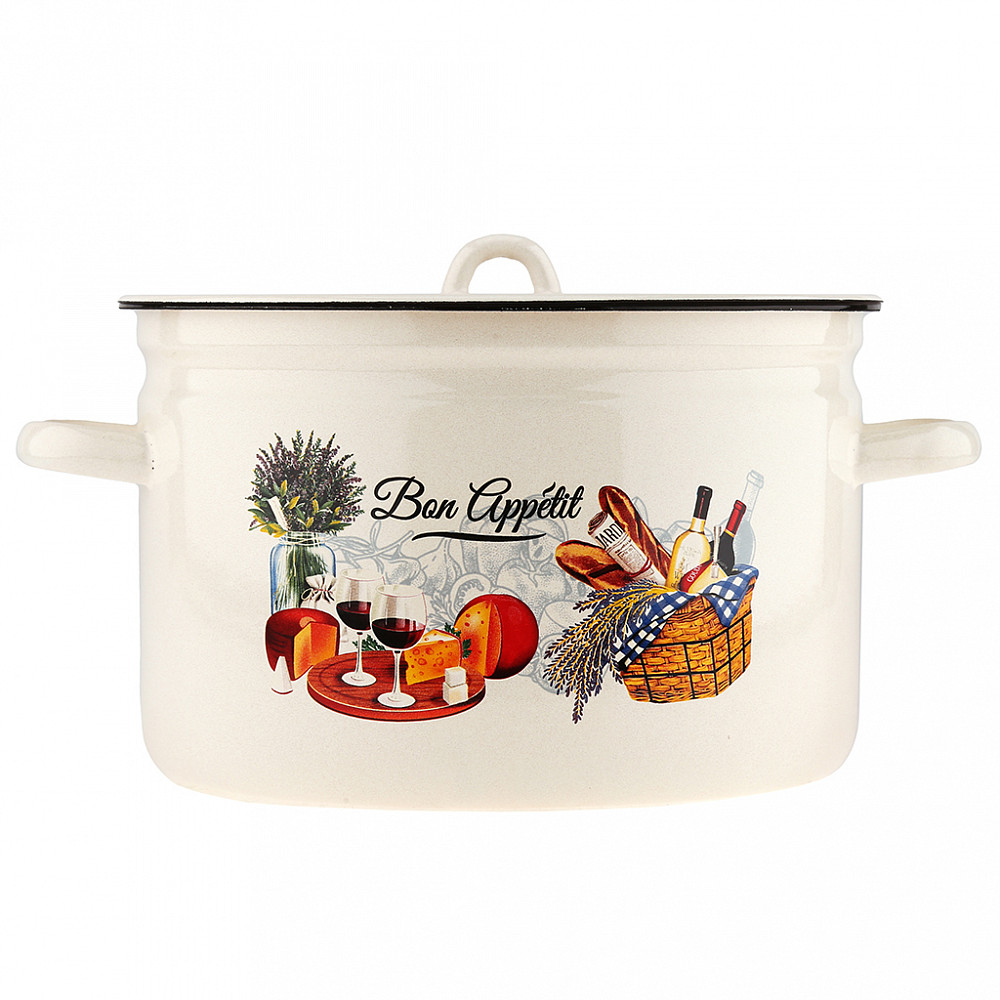 Кастрюля 1.45 литров цилиндр. "Пикник" (С-16072/4Э) 