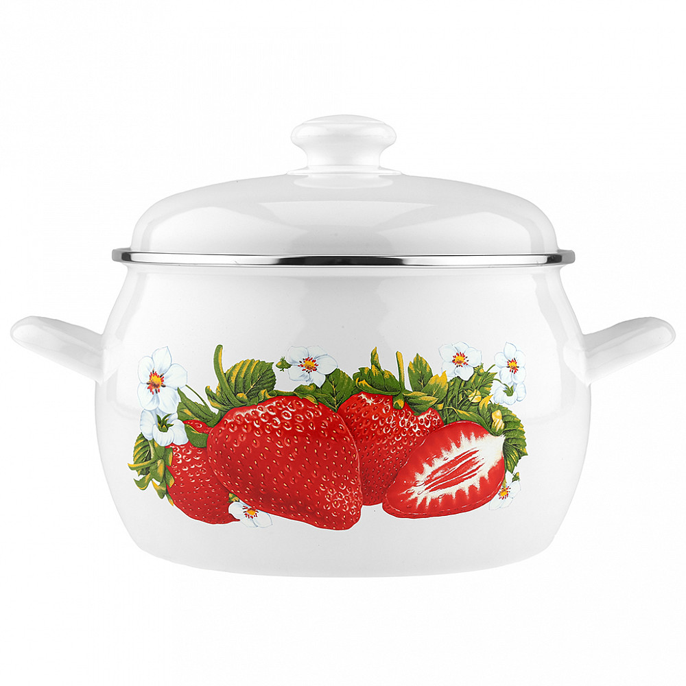 Кастрюля 5,0 литров "Сочная клубника" (С-4216АП2/4) 