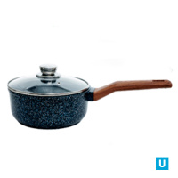 Ковш 1,6л.,серии"Мегалит 14" Гранит а/п, ст./кр.