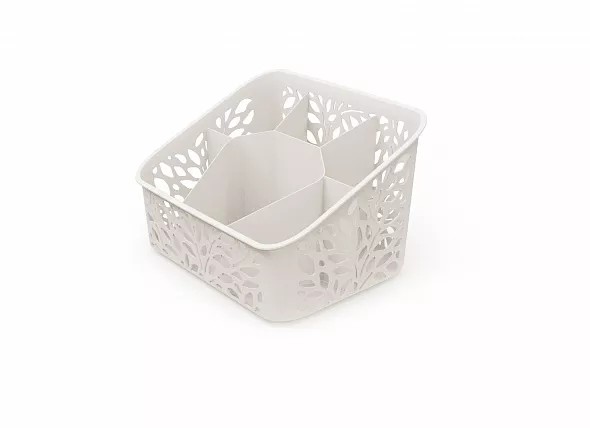 Органайзер настольный Leaves (молочный)