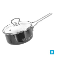 Ковш цил. 1,0 л "Приятной трапезы/Bon appetit", мокр. асф 8SB148S