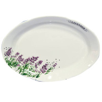 Блюдо овальное 330 мм ф.653 "Идиллия" Лаванда