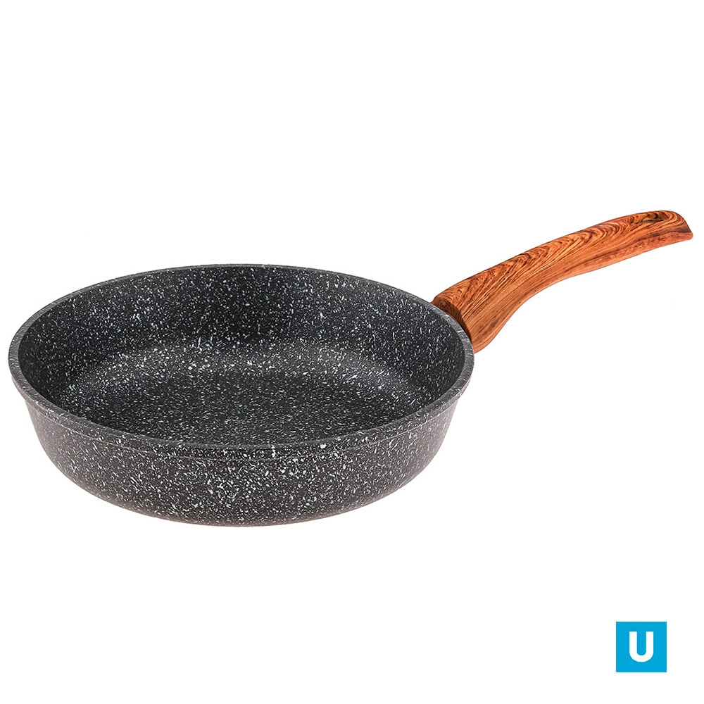 Сковорода 260/70мм Гармония МРАМОР пласт/руч. без кр, с2651мр