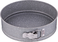 Форма для выпечки круглая разъемная с покрытием серый гранит, 20см, арт. LH-71001G