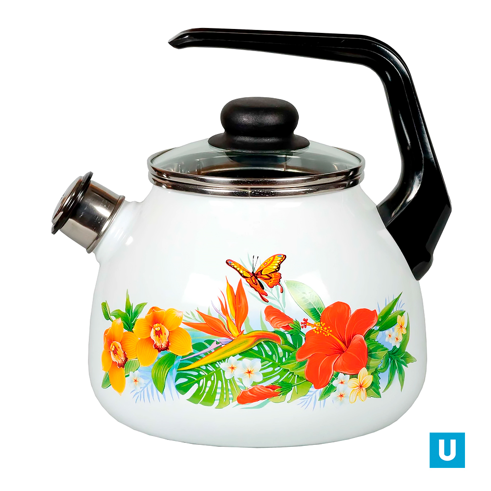Чайник сф. со св. 2л "Tropicana", белосн., 1RA12