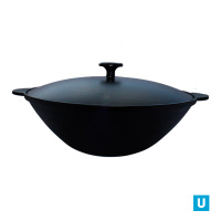 Сковорода WOK 2,7л с алюминиевой крышкой 