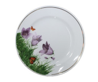 Тарелка 200 мм мелкая "Идиллия" Степной колокольчик