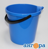 Ведро 12л с носиком Цвет в ассортименте "Ангора" (Копейск) уп.10