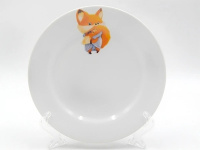Тарелка 175 мм мелкая "Идиллия" Кроха (Лисичка)