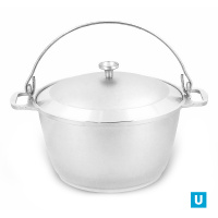 Котел походный универсальный 12л - кп121 ровное дно