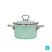 Кастрюля цилиндрическая Зеленый 2л 16см, 12-RБ1610СНк