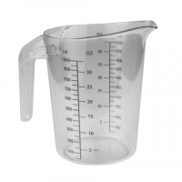 Кувшин с мерной шкалой 1,0л прозрачный PC