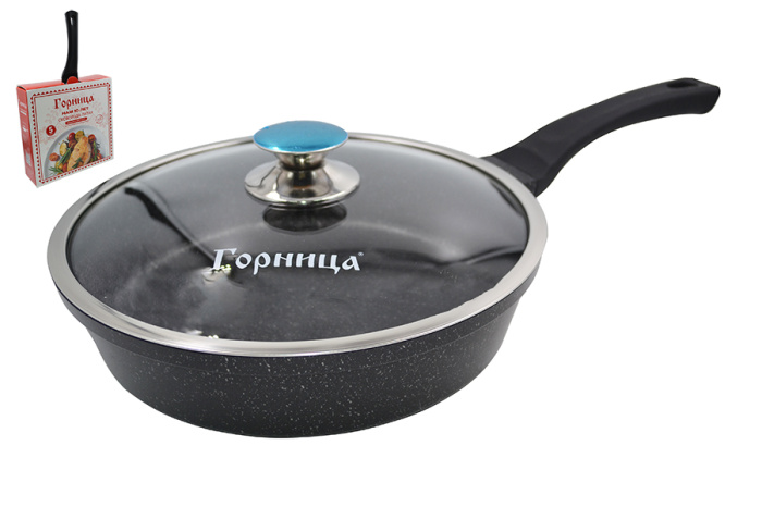 Сковорода 280мм Юбилейная  индукц. пласт/руч. с кр. (п/у), Ис8283юб