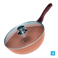 Вок 28 см "Алтай" Мрамор, а/п, ст/кр